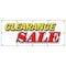 Signmission CLEARANCE SALE BANNER SIGN retail sign signs store 50% off huge B-96 Clearance Sale - alternate 1
